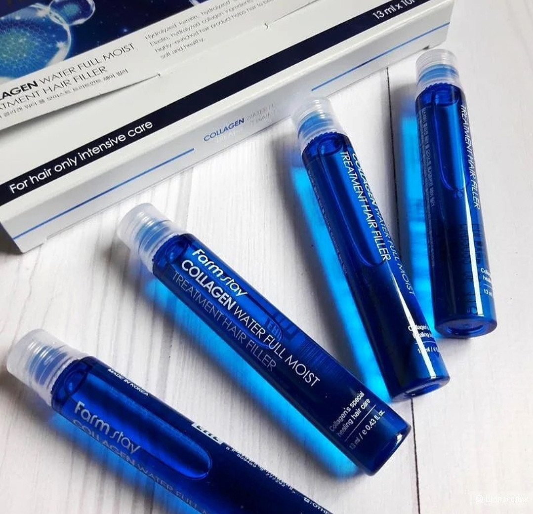 Зволожувальний Філер Із Колагеном для Волосся FarmStay Collagen Water ...