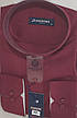Сорочка чоловіча воріт стійка Passero vds-0039 бордова однотонна приталена Туреччина, стильна, ошатна, фото 7