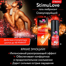 Збудливий гель-лубрикант STIMULOVE STRONG флакон - диспенсер 20 г Біоритм greenpharm