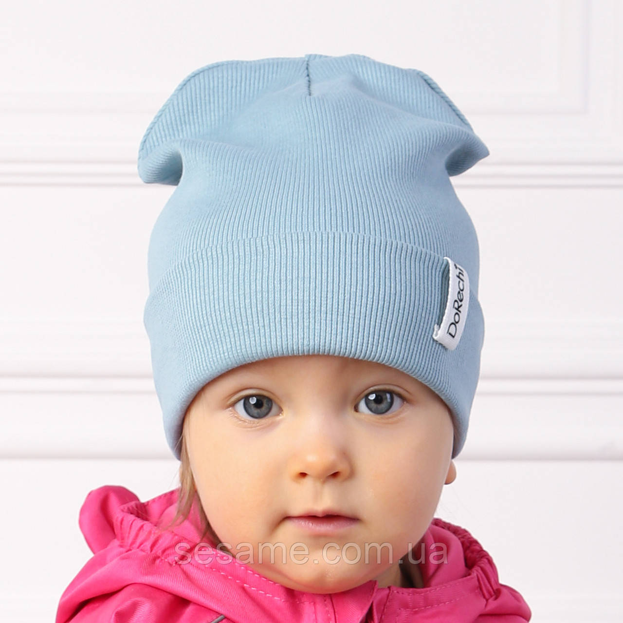 Дитяча Шапка Демісезонна Блакитна 48-52