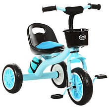 Дитячий триколісний велосипед M 3197-4 блакитний