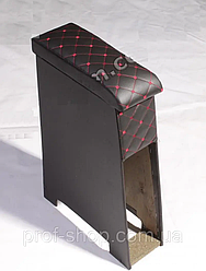 Підлокітник Газель, Соболь (бар між сидіннями) ромб строчка (чорний) (виробництво AutoArt)