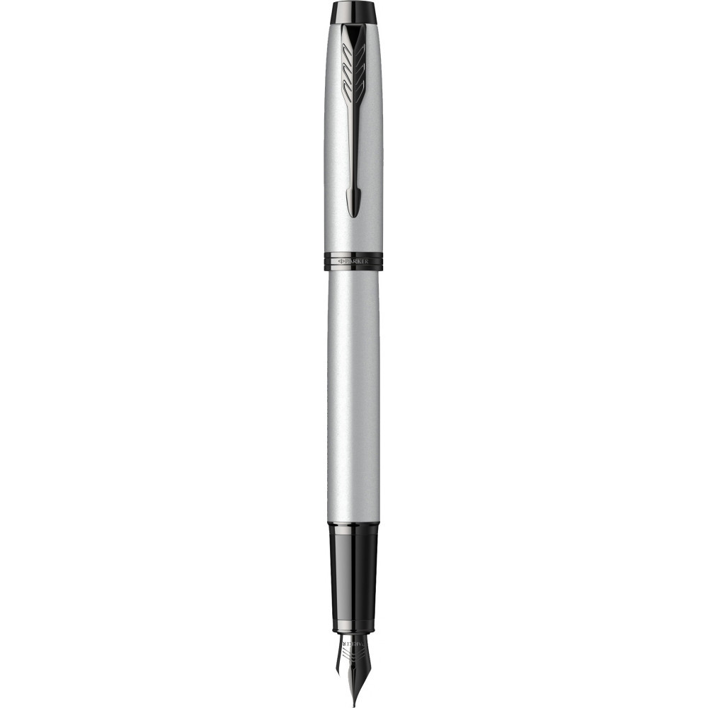 Ручка Parker чорнильна IM 17 Achromatic Grey BT FP F (22811)