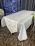 Скатертина-доріжка (раннер) на стіл тефлонова високої якості, 40 см х 170 см, фото 3