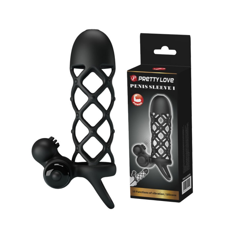 Насадка на член -  Pretty Love Penis Sleeve I Black, фото 1