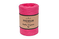 Рафія Organic Premium, колір малиновий