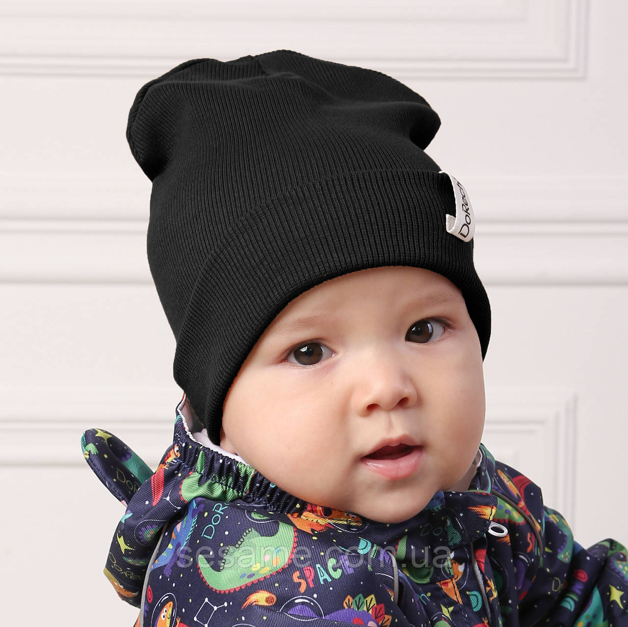 Дитяча Шапка Демісезонна Чорна 48-52