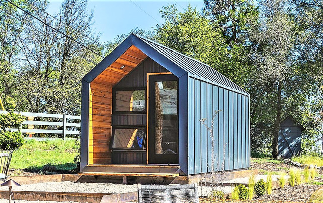 Sauna mobile barn house style. Лазня у стилі Барн хаус