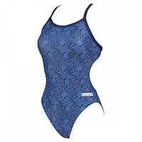 Жіночий купальник ARENA KIKKO CHALLENGE BACK ONE PIECE NAVY-MULTI NAVY Розмір: PL/D 32