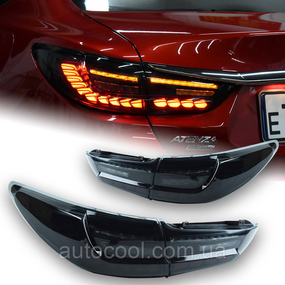 Задні тюнінг-ліхтарі Mazda 6 седан 2013-2019 р.в. Мазда 6