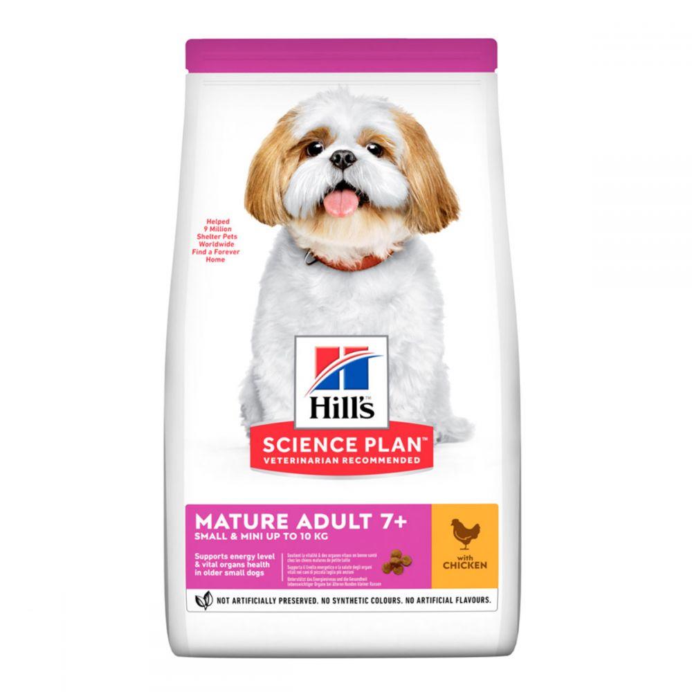 Корм сухий Hills Science Plan Small Mini Mature Adult 7+ Chicken для літніх маленьких собак Хіллс 6 кг курка