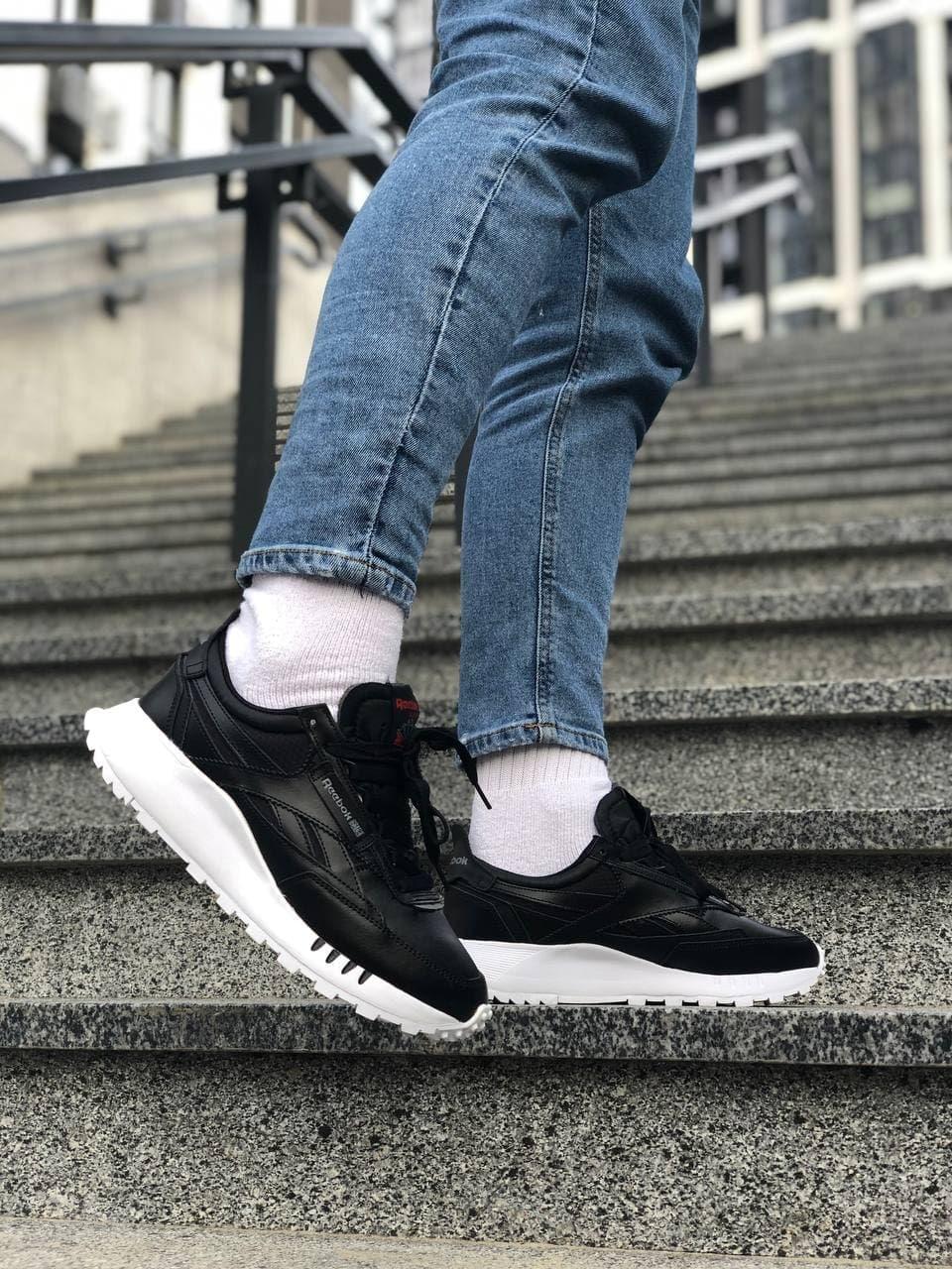 Кросівки чоловічі чорні Reebok Classic (07443)