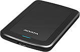 Зовнішній жорсткий диск 2 TB ADATA HV300 2.5" USB 3.2 black (AHV300-2TU31-CBK), фото 3