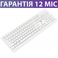 Бездротова клавіатура для комп'ютера (ПК) та ноутбука 2E KS220 біла