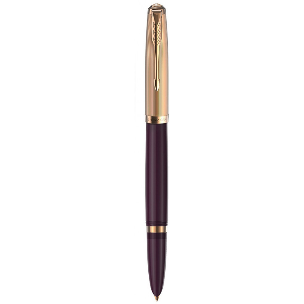 Ручка Parker чорнильна PARKER 51 Premium Plum GT FP18 F (57111), фото 1