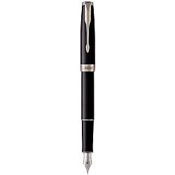 Ручка Parker чорнильна SONNET 17 Black Lacquer CT FP F (86115)