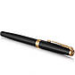 Ручка Parker чорнильна SONNET 17 Black Lacquer GT FP F (86015), фото 4