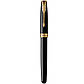 Ручка Parker чорнильна SONNET 17 Black Lacquer GT FP F (86015), фото 3