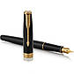 Ручка Parker чорнильна SONNET 17 Black Lacquer GT FP F (86015), фото 5