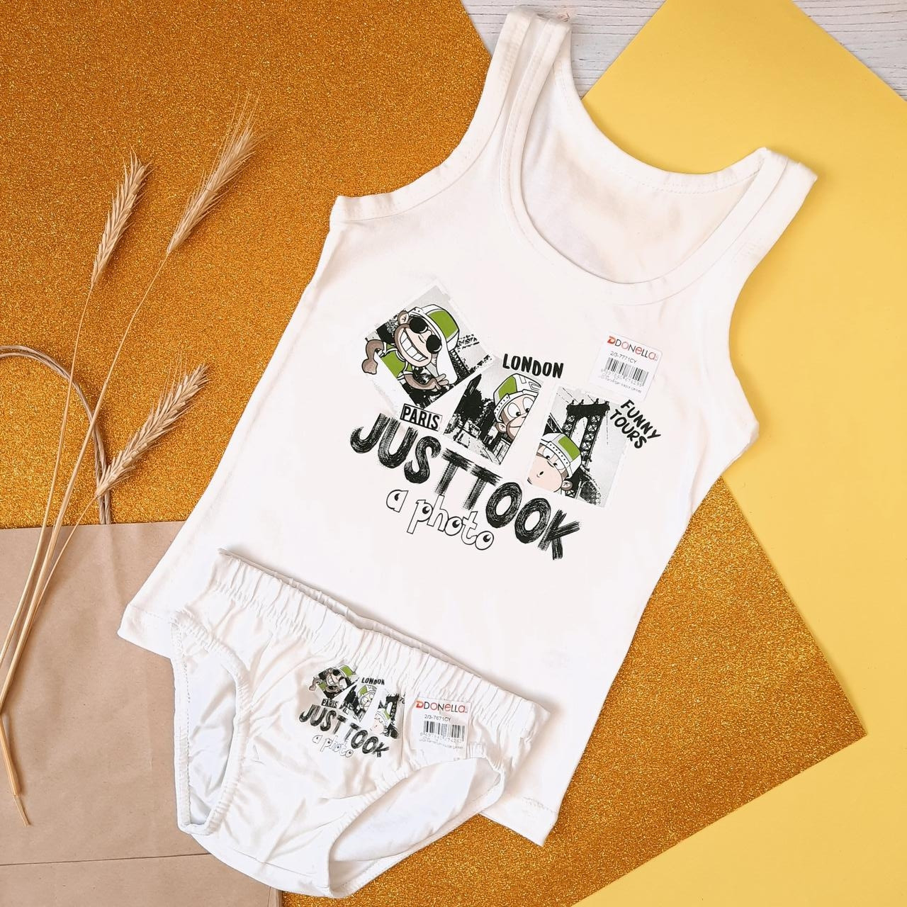 Купить Комплект нижнего белья для мальчика от 6 до 7 лет донелла ...