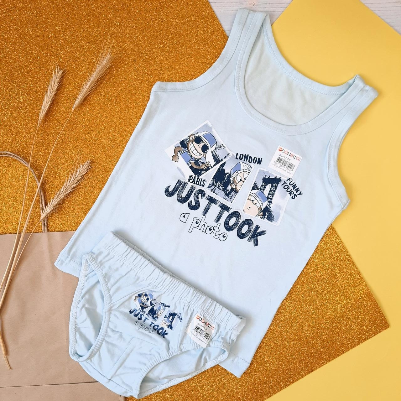 Купить Комплект нижнего белья для мальчика от 6 до 7 лет донелла ...