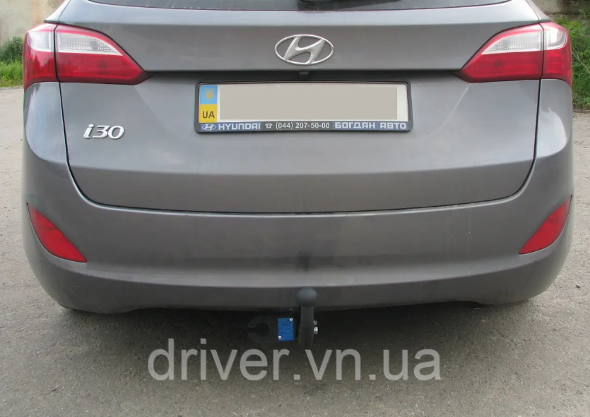 Фаркоп Kia Ceed SW універсал 2012-2018 \ Hyundai i 30 CW. Тип С (гак знімний на 2 болтах)