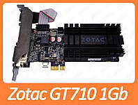 Видеокарта Zotac GeForce GT 710 1Gb PCI-Ex DDR3 64bit (DVI + HDMI + VGA)