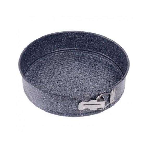 Форма для випічки Con Brio 22 см кругла гранітне антипригарне покриття колір темно сірий 516CB, фото 1