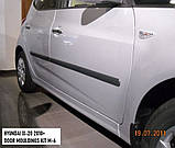 Молдинги на двері для Hyundai iX20 2010-2012 / lift. 2012-2019, фото 3