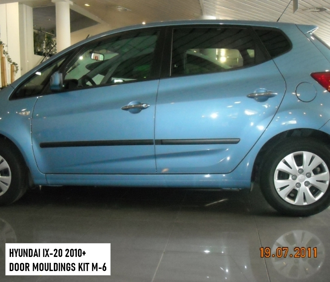 Молдинги на двери для Hyundai iX20 2010-2012 / lift. 2012-2019, фото 2