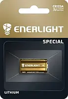 Батарейка літієва ENERLIGHT Lithium Cell CR123A, 3V, 1 pc blister card