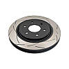 Передній вентильований гальмівний диск із насічками DBA Street Series T2 Slot для Toyota Fortuner 2.7td 2015+, фото 4