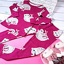 Піжама для дівчаток дитяча бавовняна розмір 3  роки оригінал піжама 93-98см, фото 3