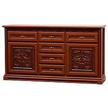 Комод з ДСП/МДФ у вітальню 2Д 1.8 Лаціо прованс темний Світ Меблів