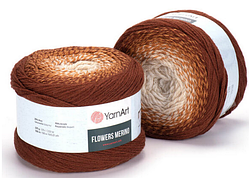 Пряжа Flowers Merino Yarnart-537