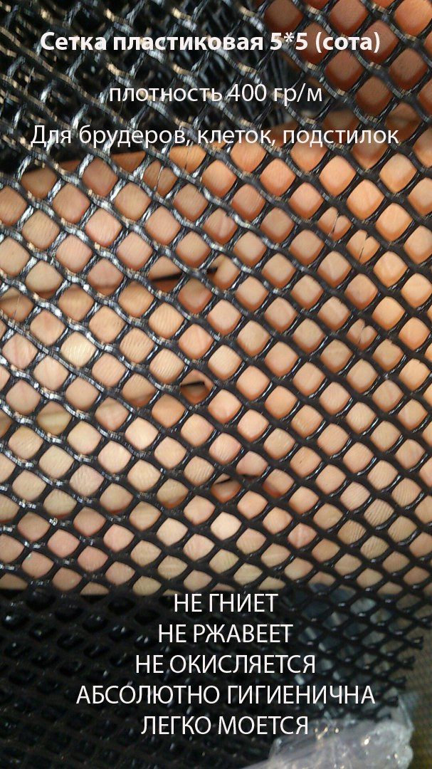 Пластикова сітка 5*5 мм (для самих маленьких)