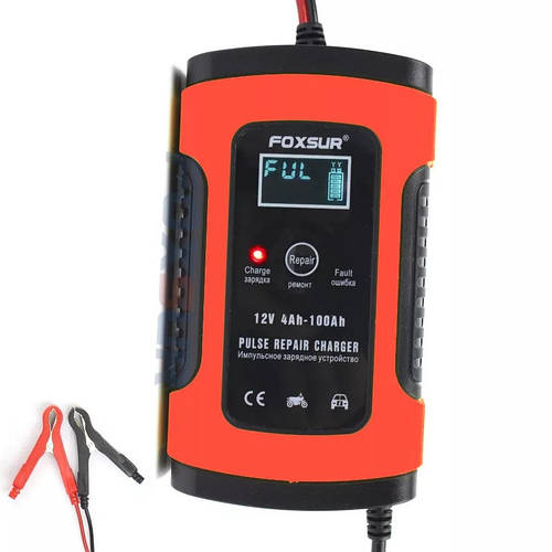 FOXSUR FBC1205D Автоматичний зарядний пристрій для авто, мото, човнових ...