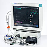Б/У Кардіомонітор Монітор пацієнта Philips IntelliVue MP70 Anastesia Monitor + Modul G5-M1019A (Used), фото 2