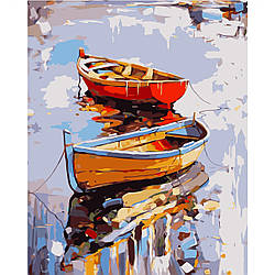 Картина за номерами VA-0995 «Самотні човни», 40х50 см