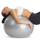 Фітбол масажний Core-Fit Ball 65 см для фітнесу, тренувань, реабілітації (FI-1987), фото 3