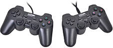 USB джойстик для ПК PC GamePad DualShock DJ-2082 з вібро 2 шт (25135), фото 3
