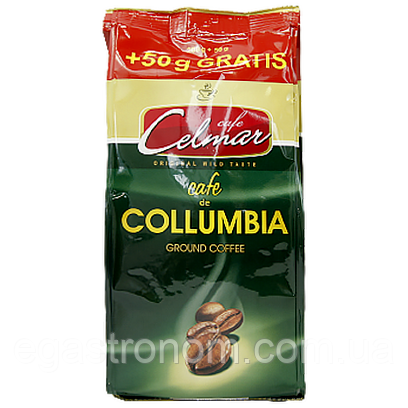 Кава (мелена) Целмар Колумбія Celmar Columbia 300g 10шт/ящ (Код: 00-00011757), фото 1