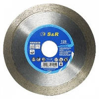 Алмазний диск з керамограніту S&R Meister 125 мм, 252791125