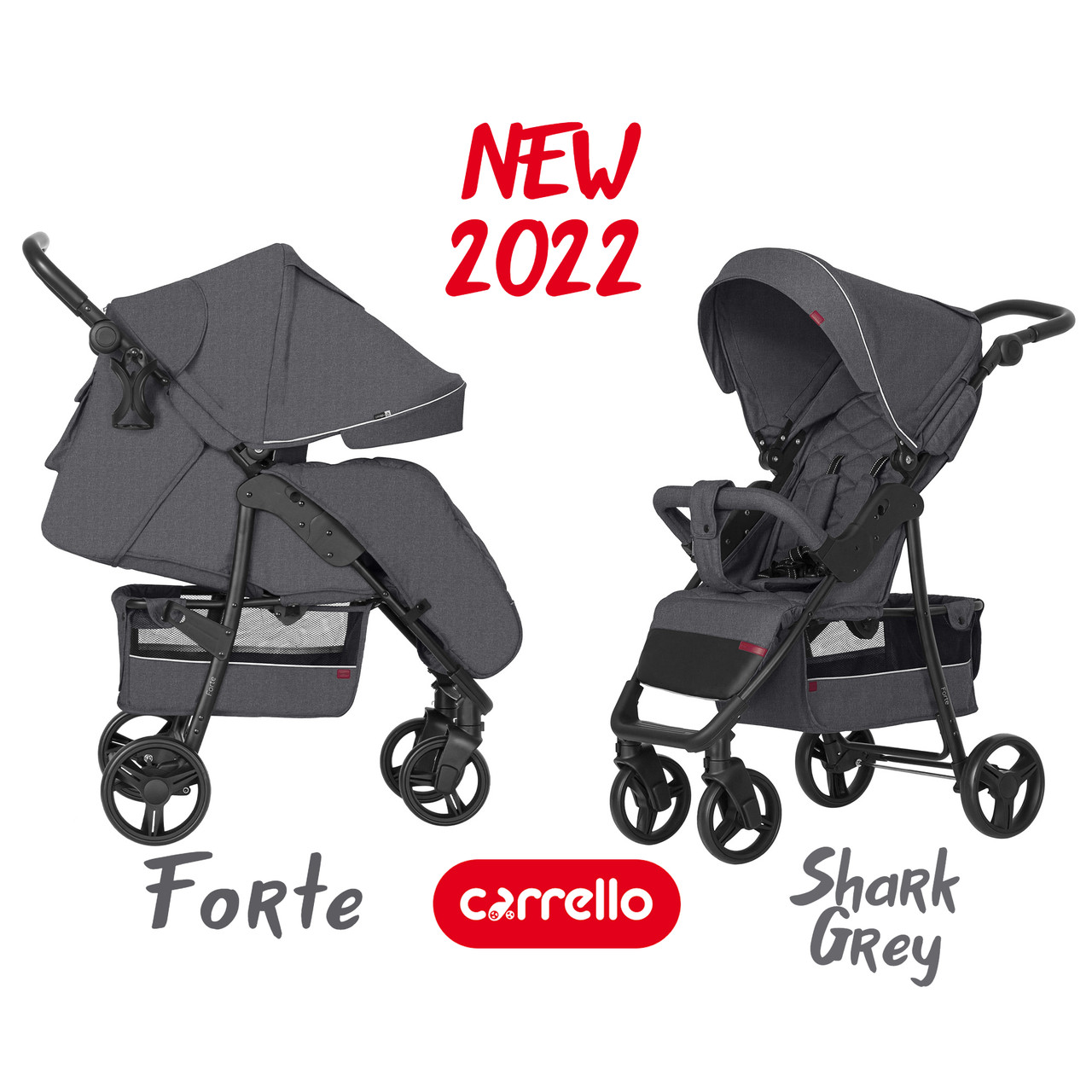 CARRELLO FORTE CRL-8502 прогулянкова коляска Shark Grey