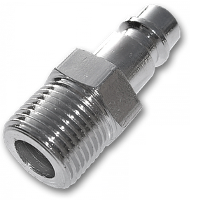 Штуцер "тато" РЗ 1/4", STAL-CHROM, SE2-2PM/STEEL