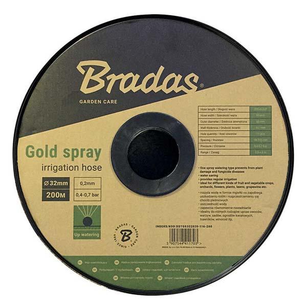 Стрічка зрошувальна Ø32мм / 18-200мм / 2,5-4,0м
/ 116л/год / 200м GOLD SPRAY, DSTGS322020-116-200