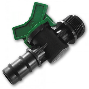 Мінікран лінійний штуцер для трубки 16мм 
/ різьба зовнішня 1/2", DSWZ09-1216L