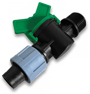 Мінікран лінійний: крапельна стрічка / 
різьба зовнішня 1/2", DSTZ04-1712L