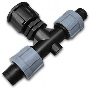 Трійник крапельна стрічка х2 / різьба внутрішня 
1/2", DSTA05-12L