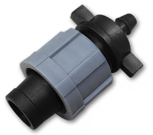 Конектор крапельна стрічка / з'єднувач 
для трубки 6мм, DSTA07-06L